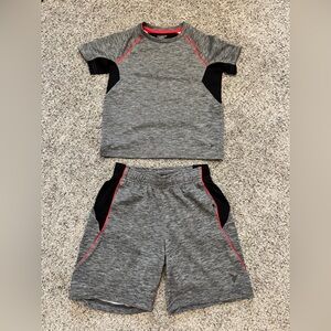 Old Navy Gray and Black Kids Matching Set size S(6/7)